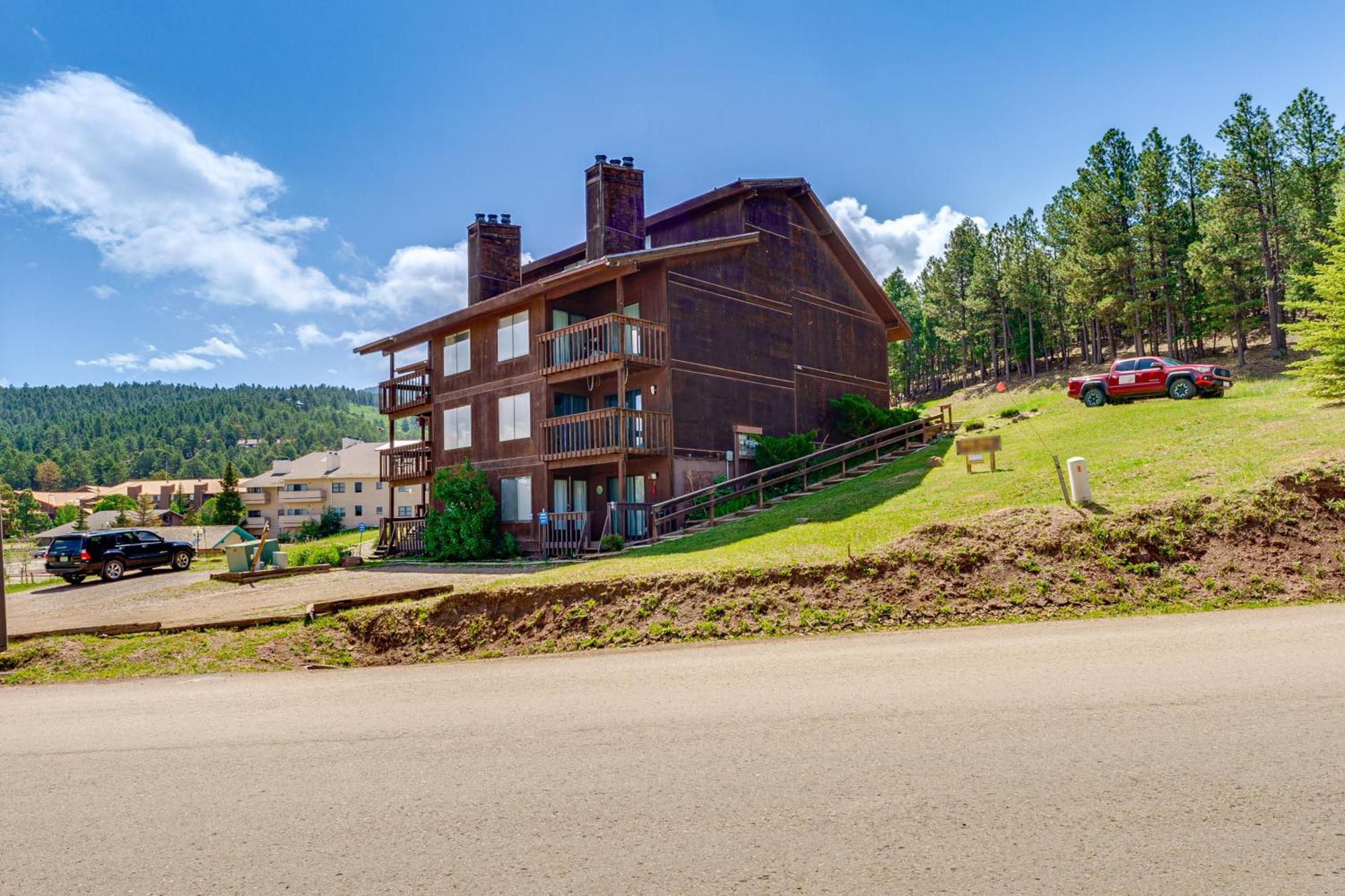 Angel Fire Mountain Condo Steps To Ski Resort! المظهر الخارجي الصورة