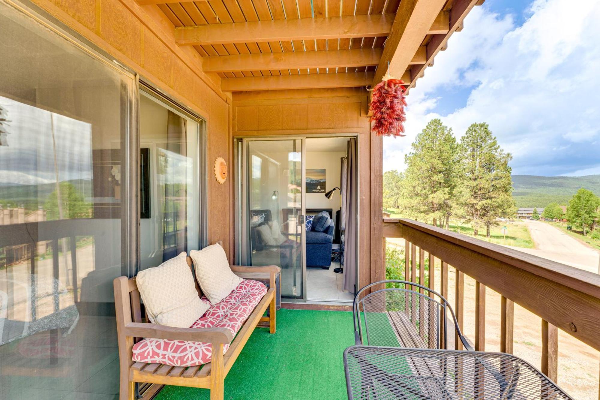 Angel Fire Mountain Condo Steps To Ski Resort! المظهر الخارجي الصورة